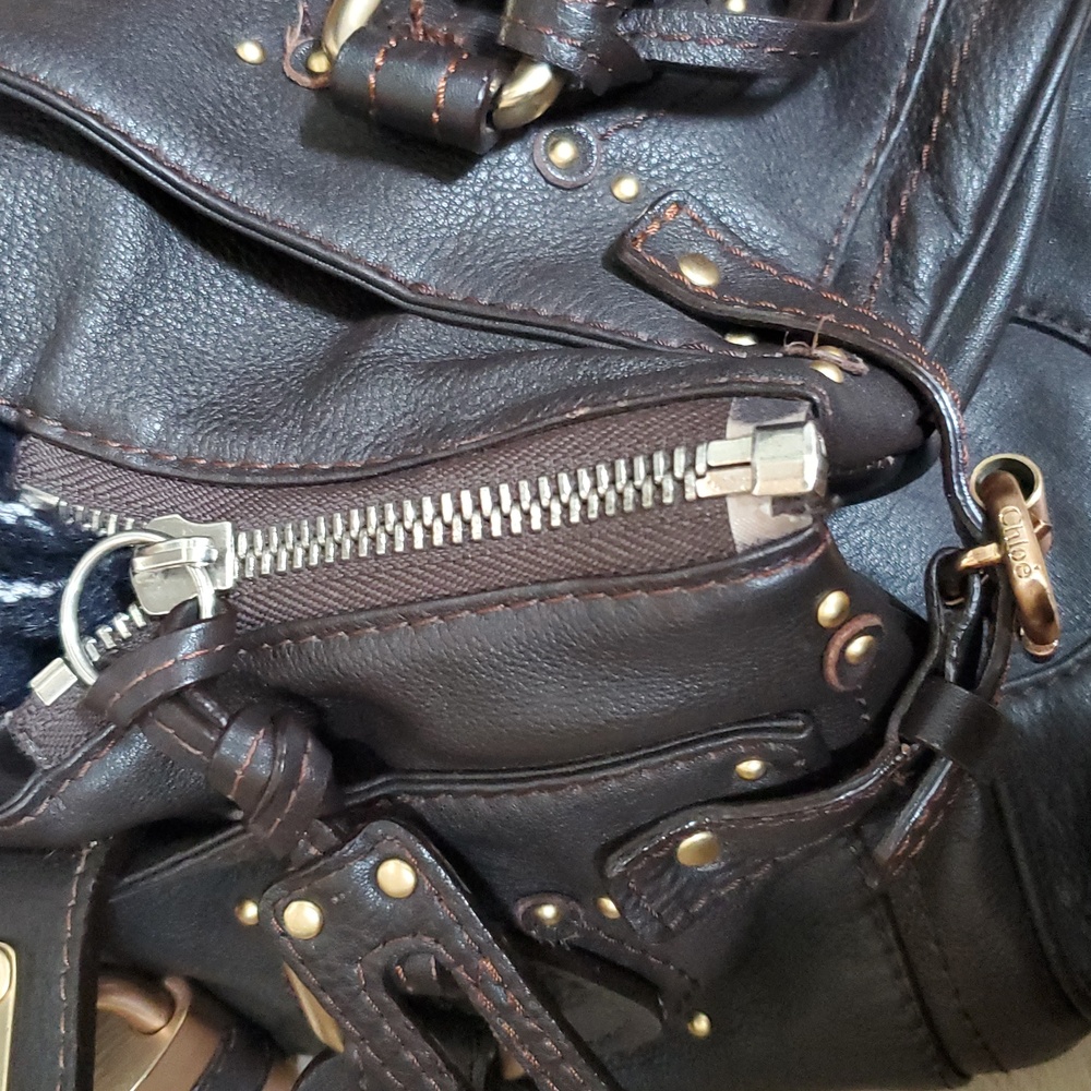 ***SOLD*** Vintage Chloe Paddington Dark Brown With Lock & Key - Picture 16 of 17